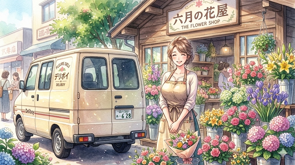 花屋の女性(ひと)