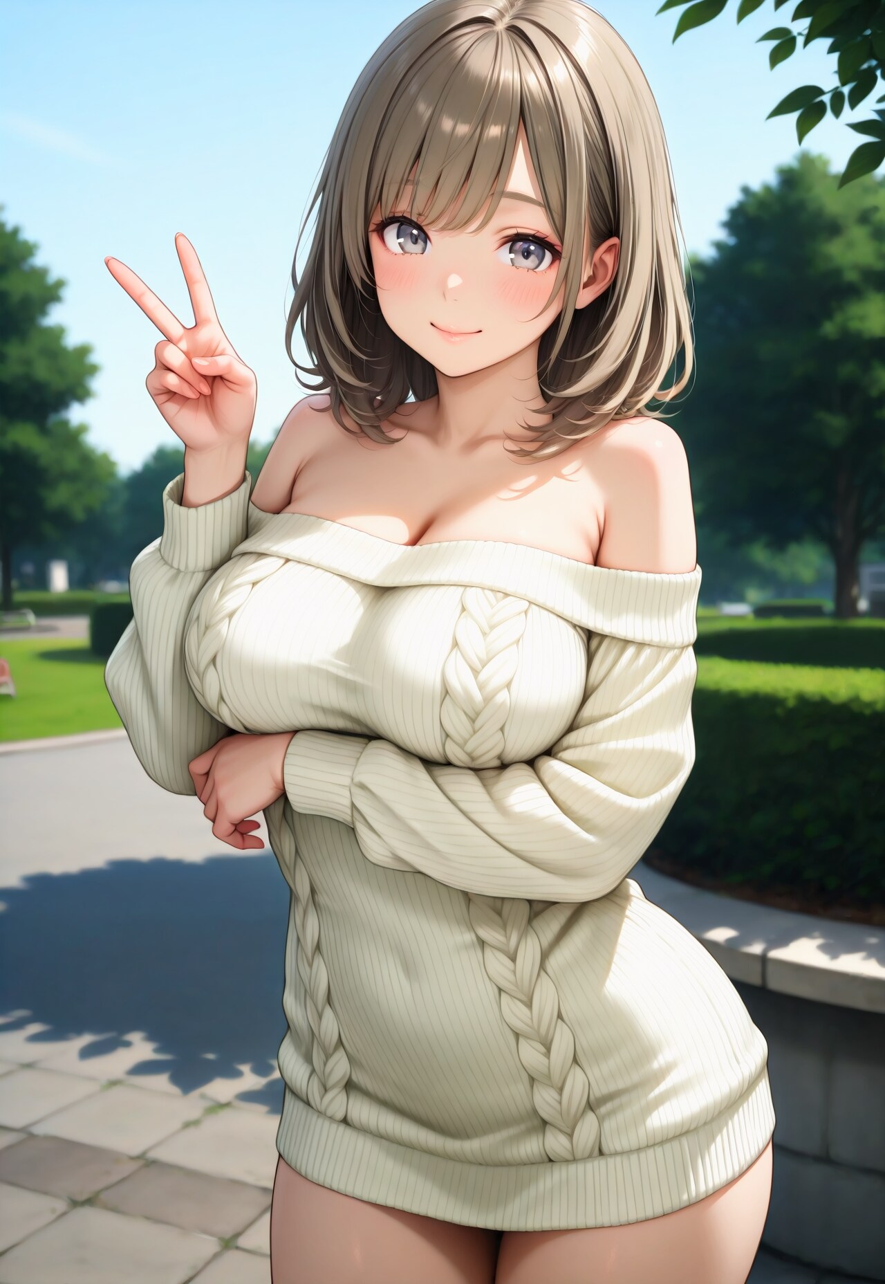 1195（基本は「large breasts」）