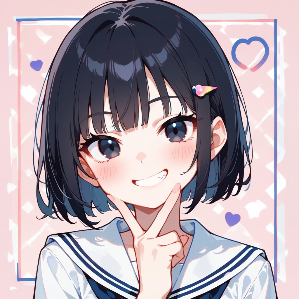 笑顔の練習