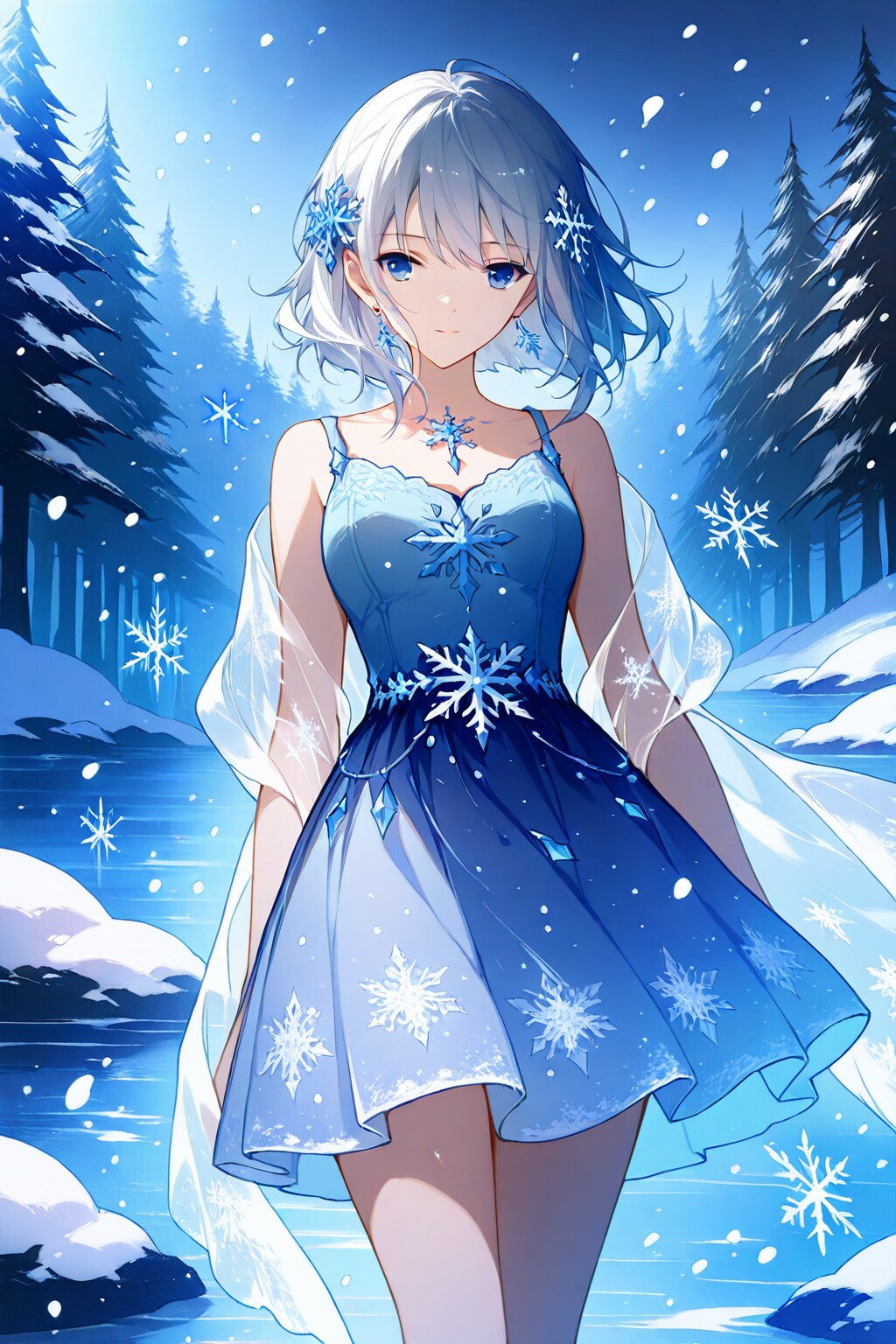 氷の湖のプリンセス