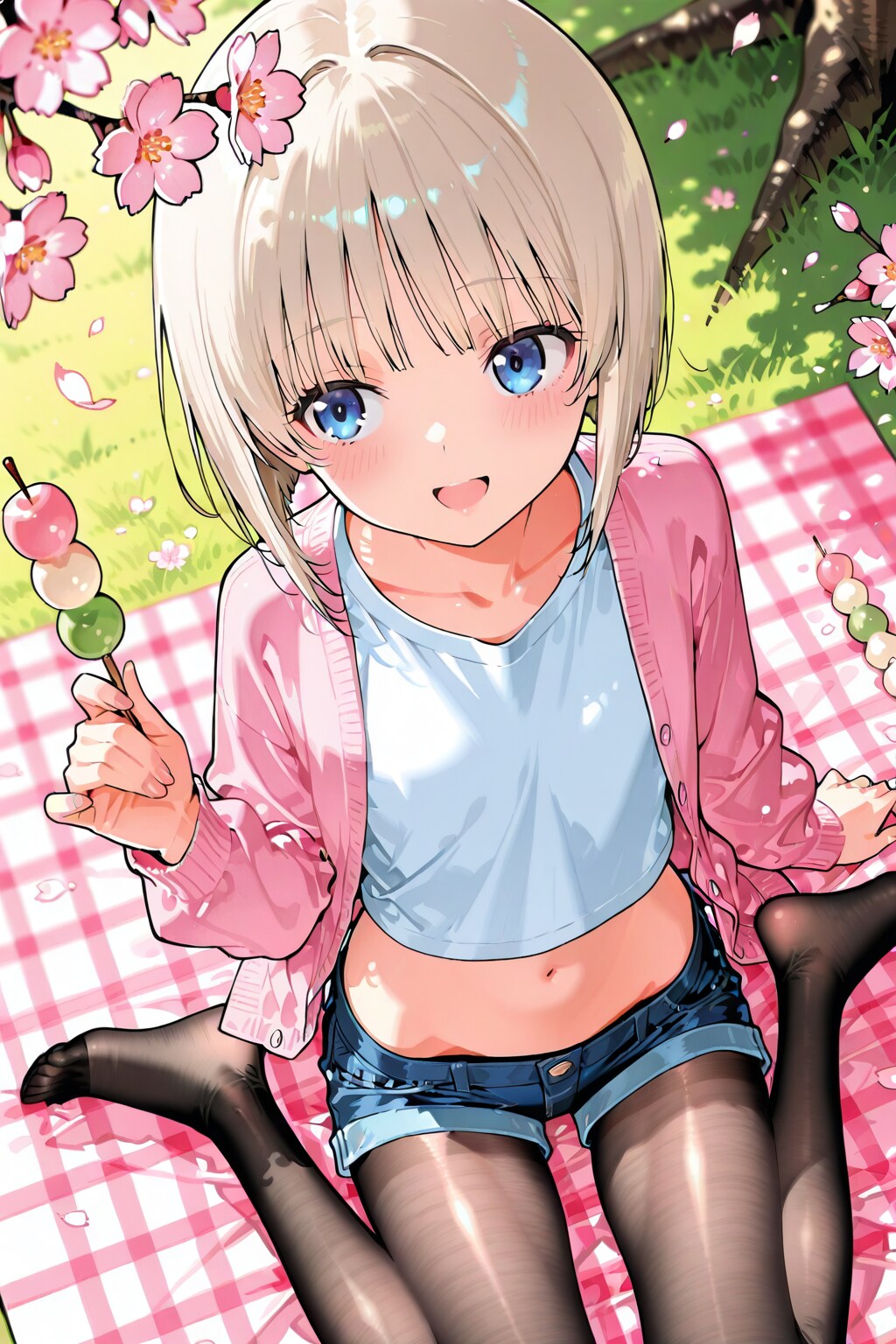 ショートボブちゃんと桜