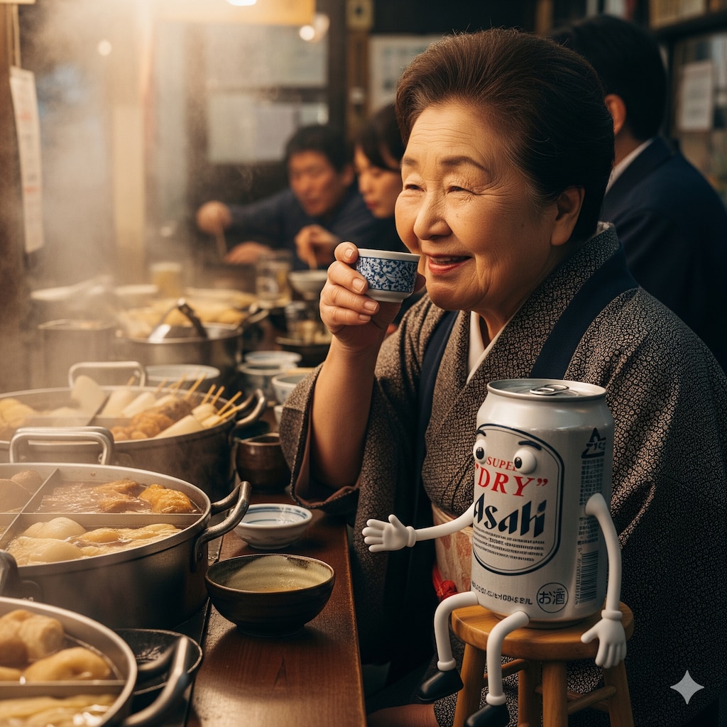 【リスペクト作品】おでんとお婆とお酒