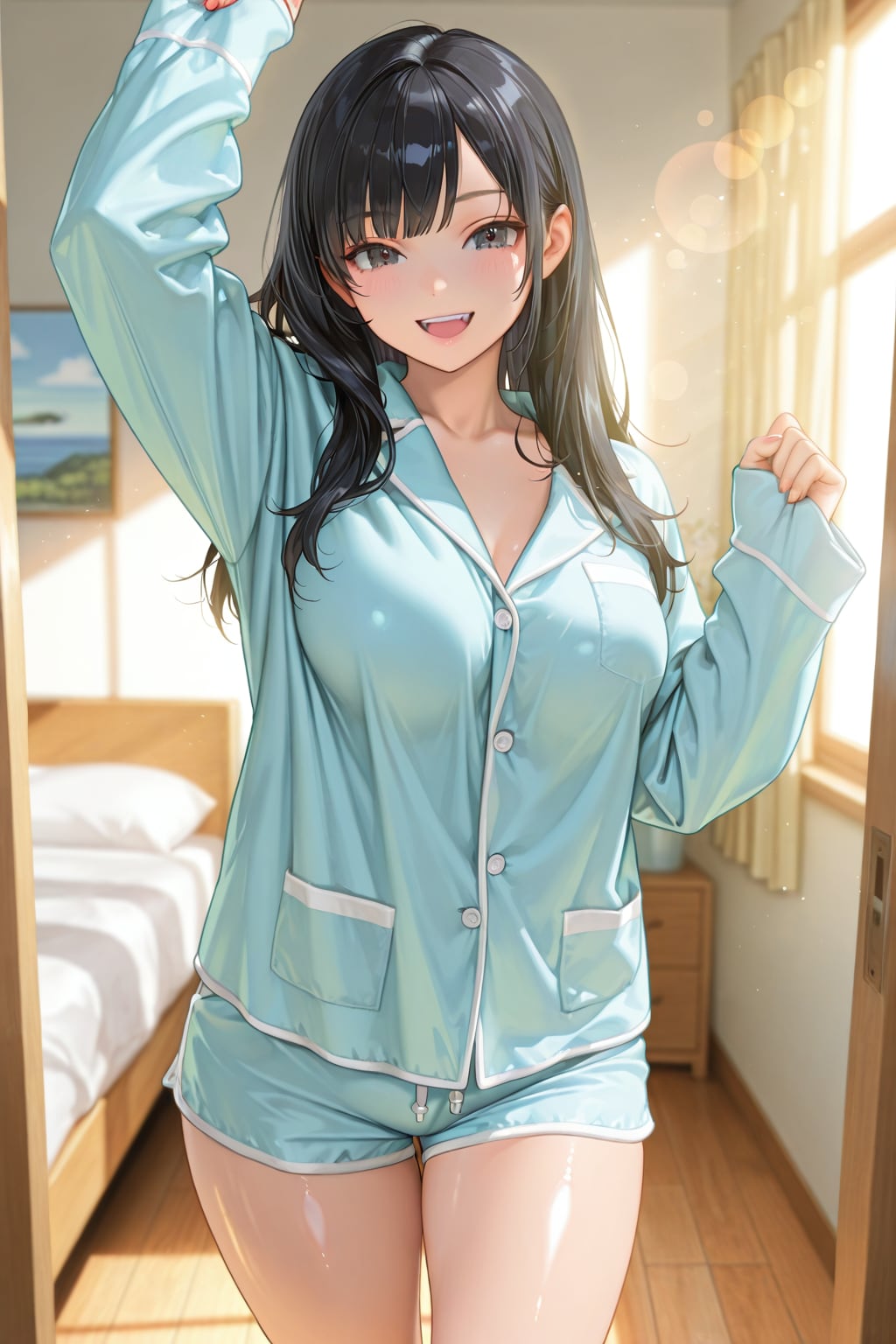 「おはよーぅっ！！」