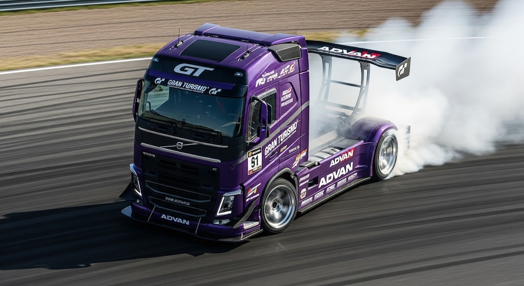 グランツーリスモボルボトラックのドリ車