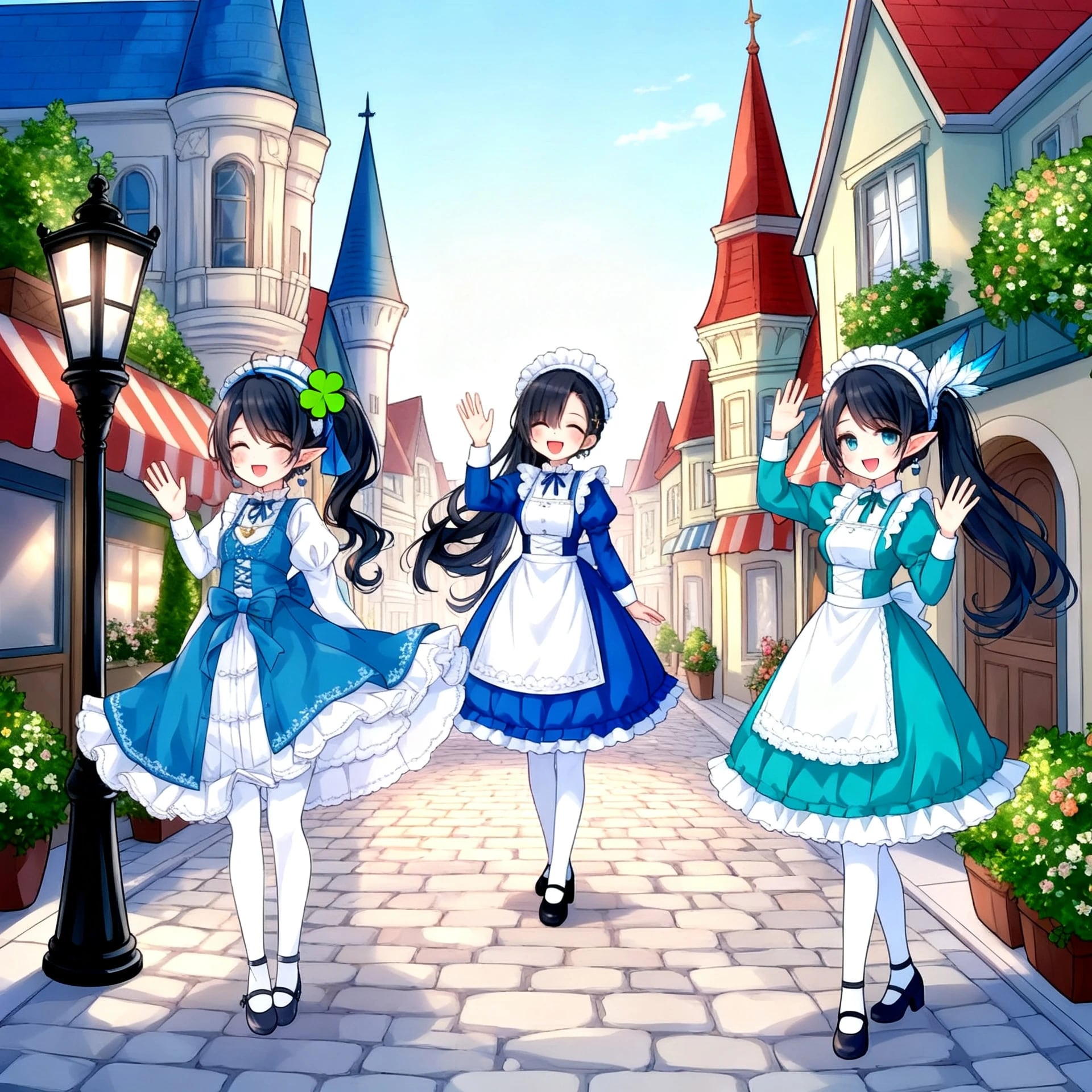 うちの子達のコラボ企画 | の人気AIイラスト・グラビア