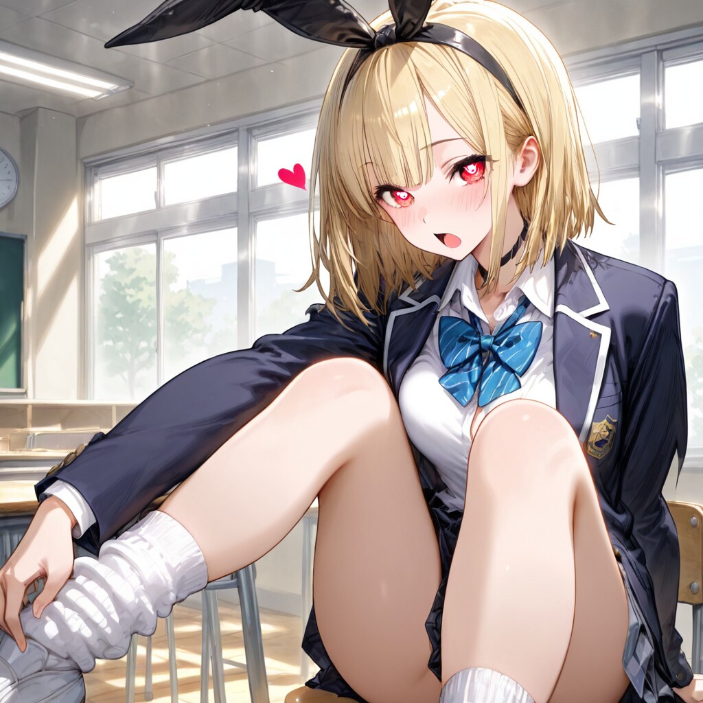 謎に生まれたバニー金髪ショート