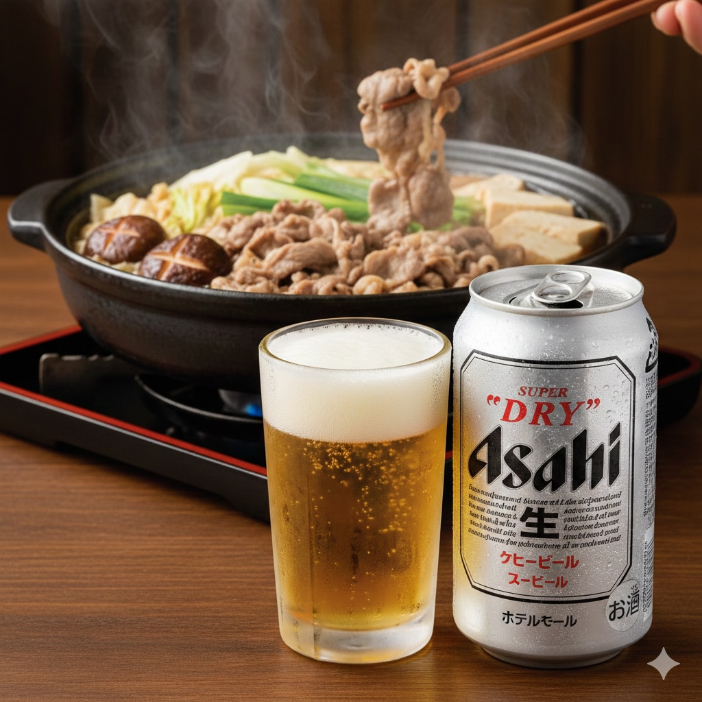 【晩飯】すき焼き、キンキンのやつ