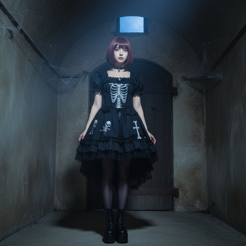 骸骨ファッション