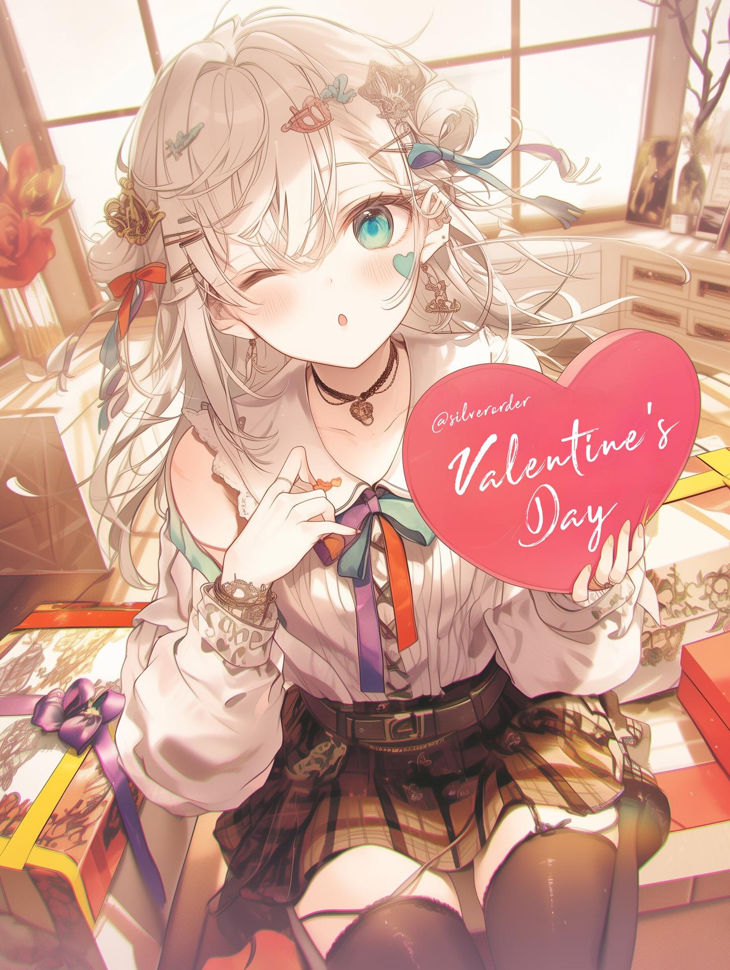 バレンタインの私を受け取ってもいいですよ