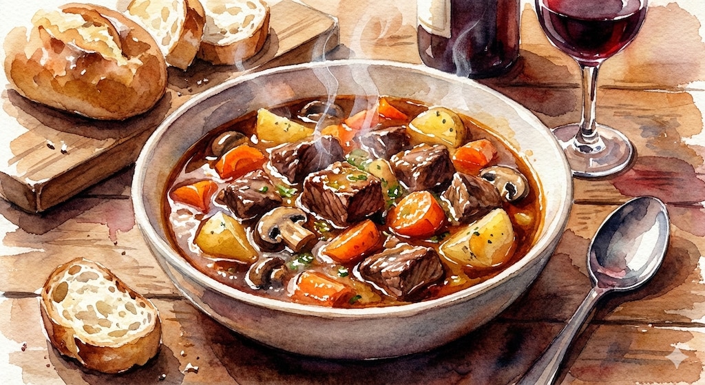 あつあつビーフシチュー
