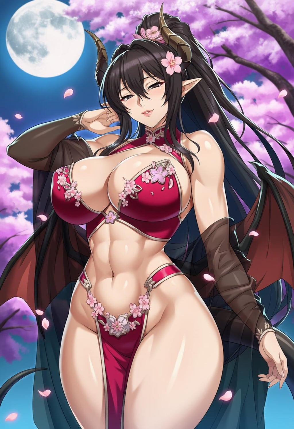 ファンタジー探索ビキニアーマーコスプレサキュバス人妻