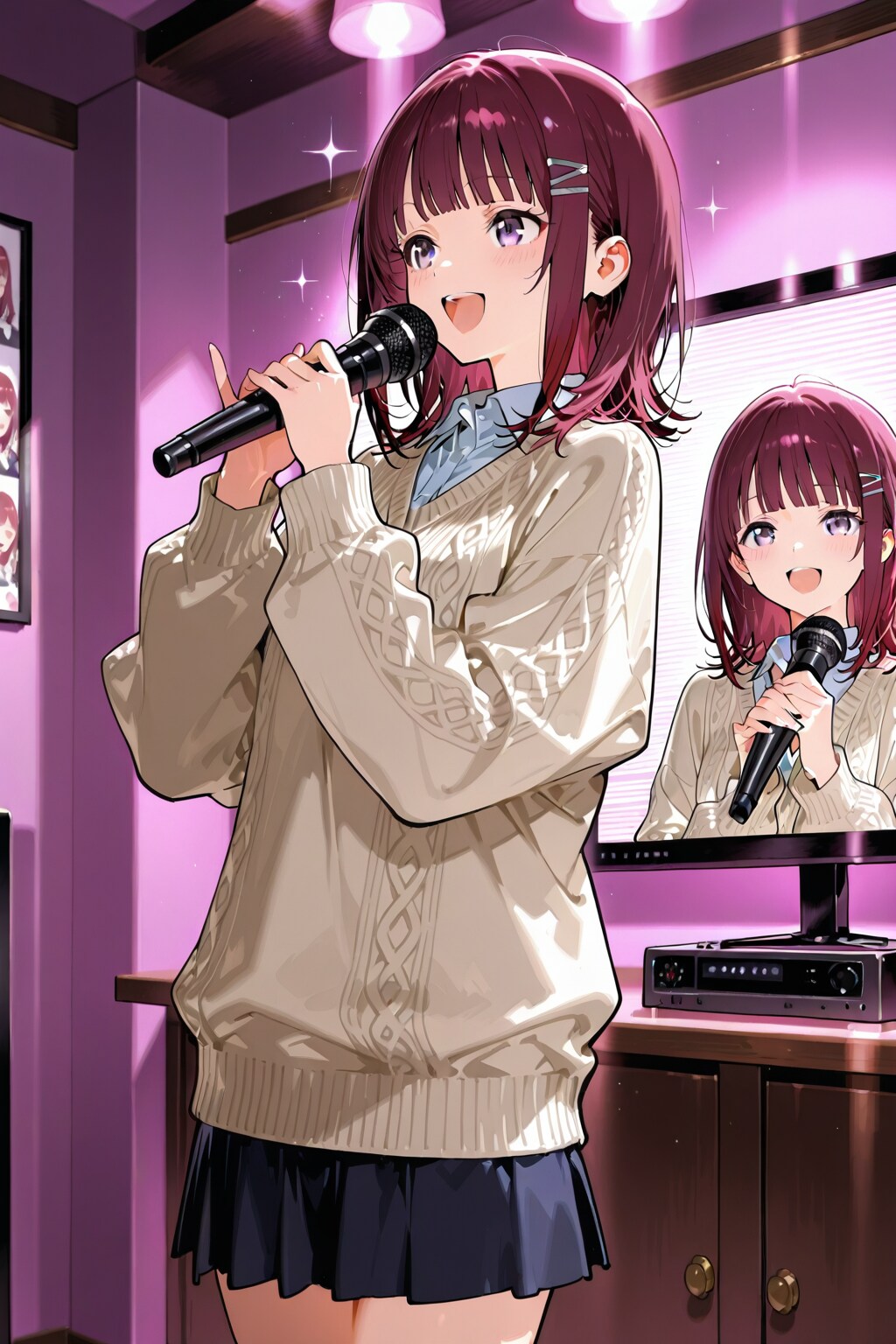 茜ちゃんの大晦日歌合戦 | の人気AIイラスト・グラビア