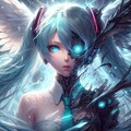 堕天使となった天上の戦闘用アーマー『MIKU』 2枚目