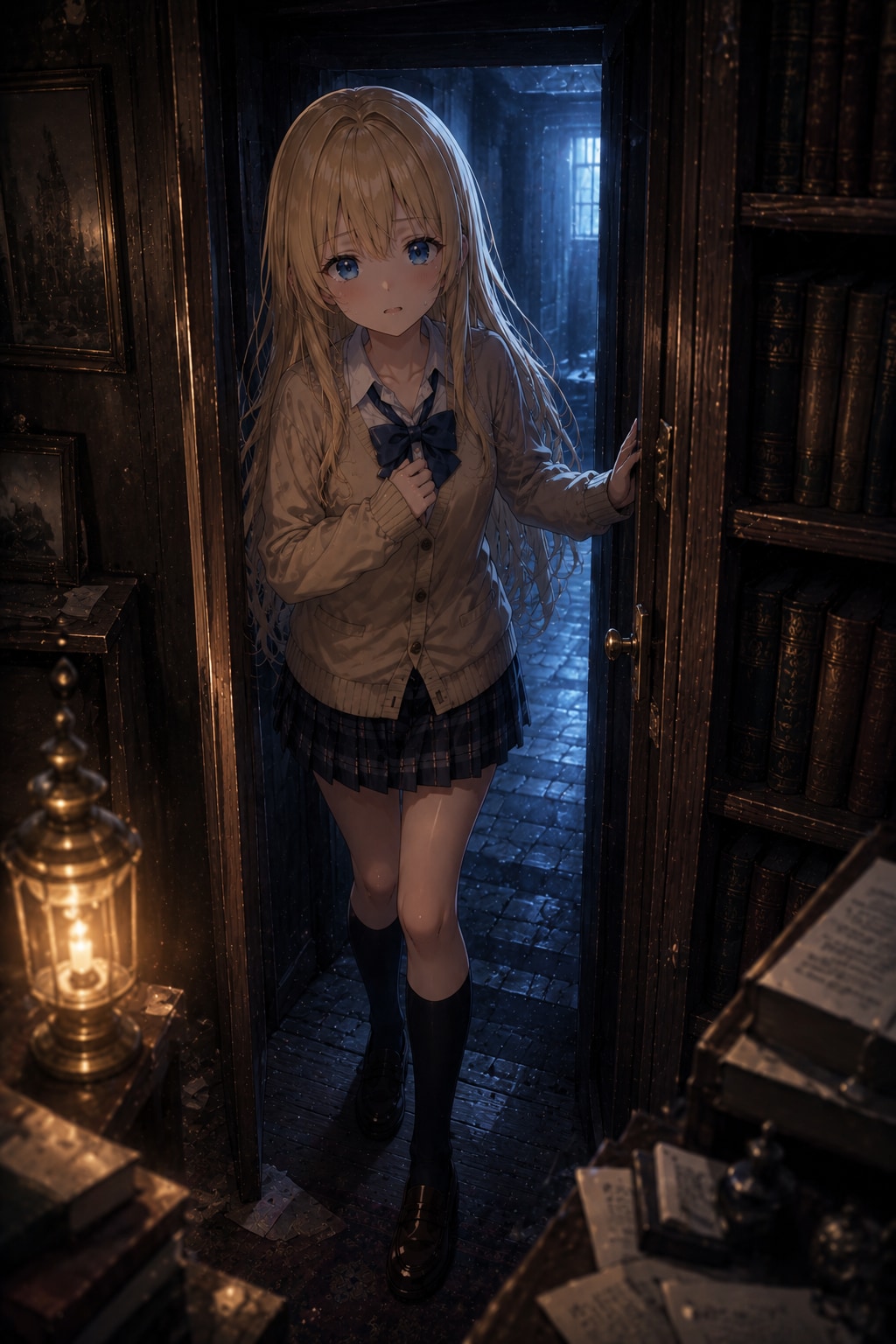 探索するうちの子