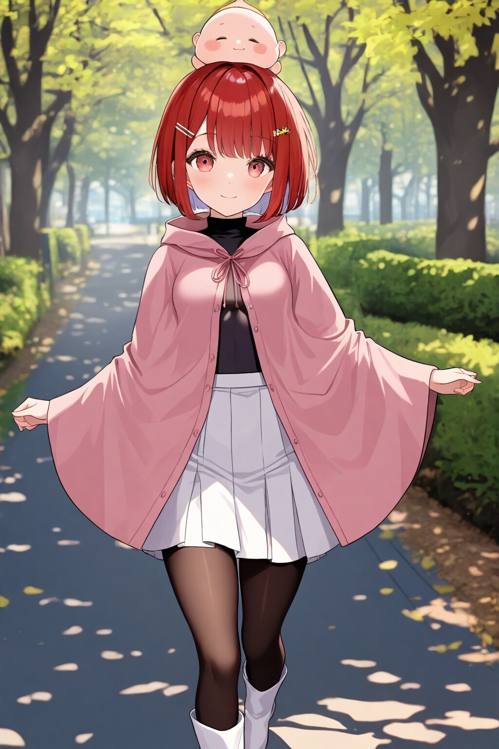 ポンチョコート小鈴ちゃん | の人気AIイラスト・グラビア