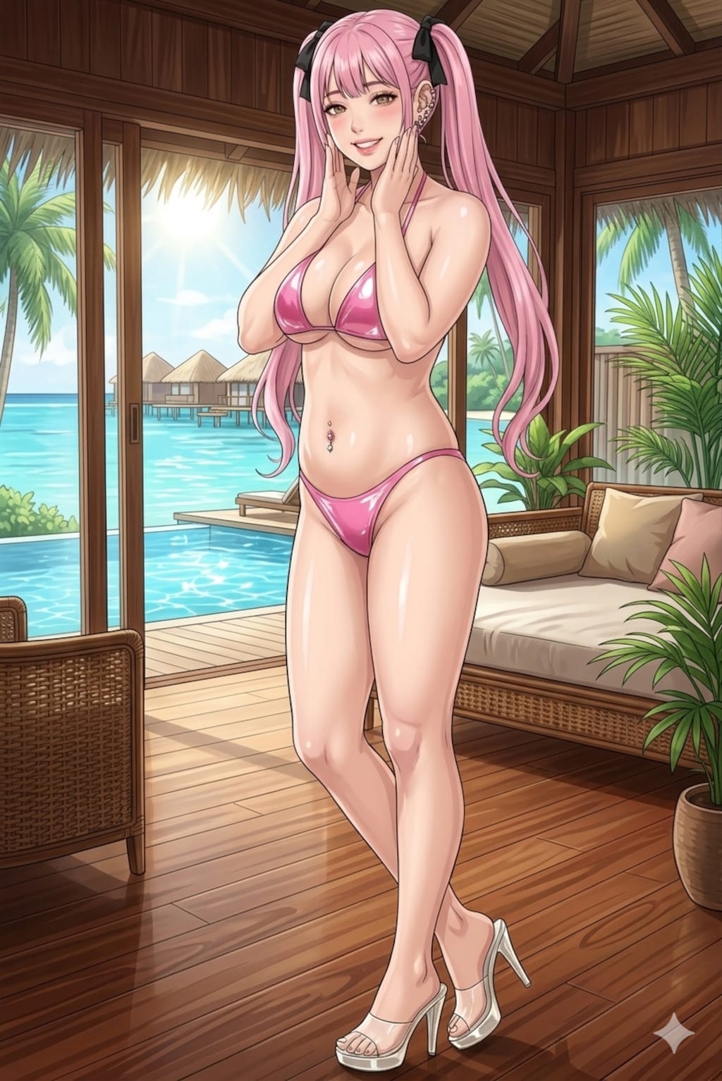 爆乳ビキニ美女たち