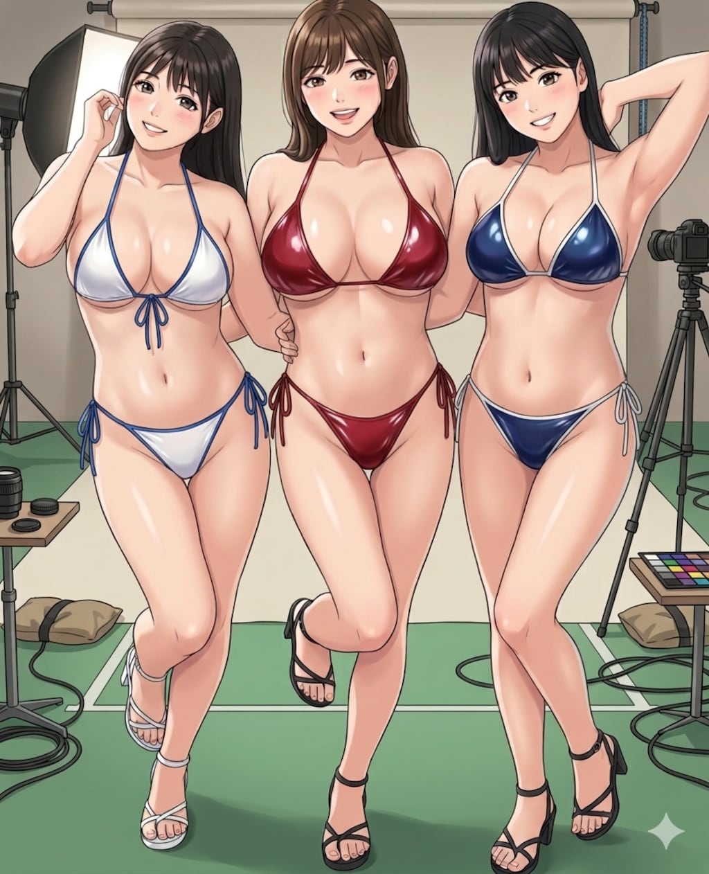 爆乳ビキニ美女たち