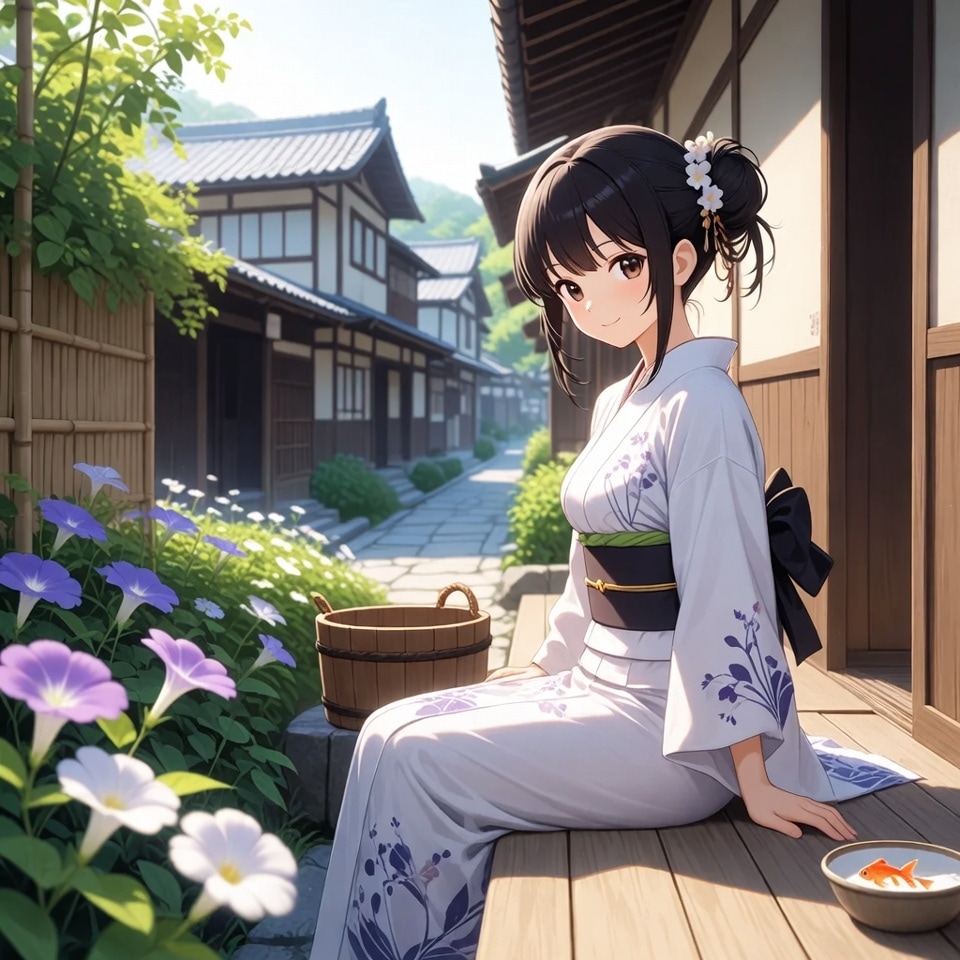 和服女子 | の人気AIイラスト・グラビア