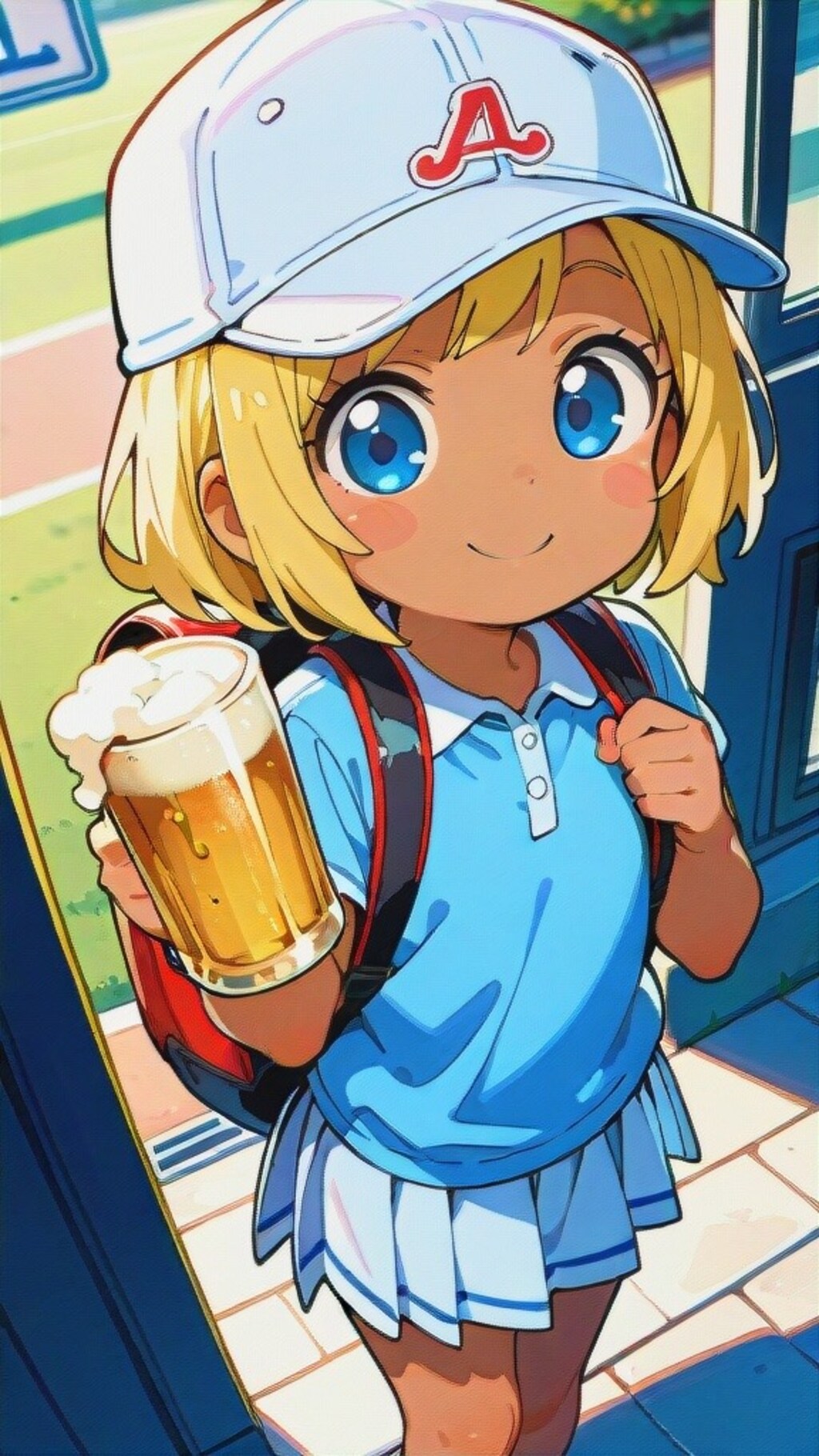 ビールの売り子