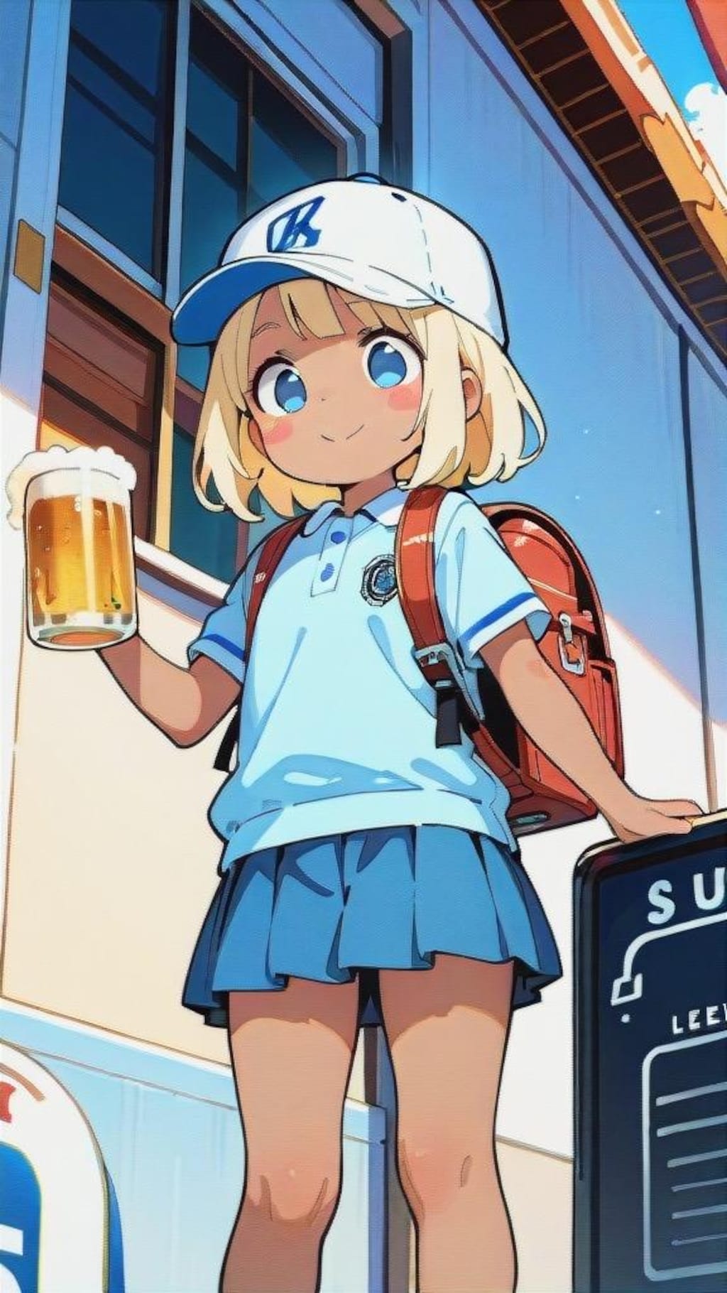 ビールの売り子