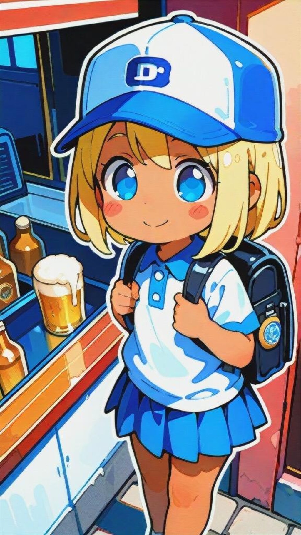 ビールの売り子
