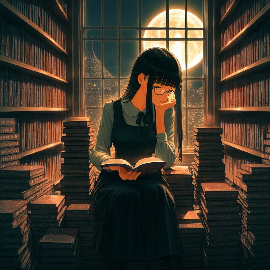 月夜にだけ開く古本屋