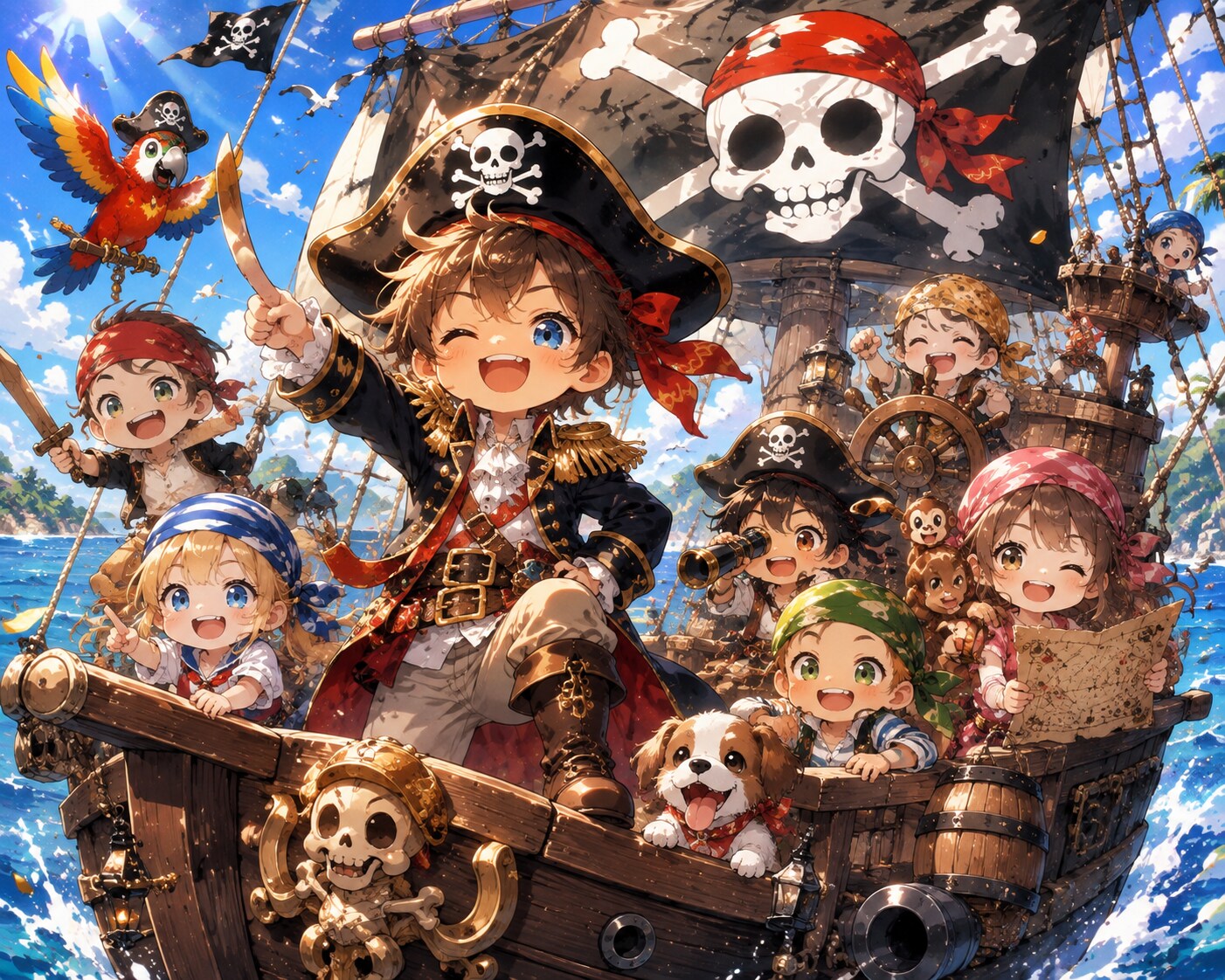 ちびっこ海賊団 | の人気AIイラスト・グラビア