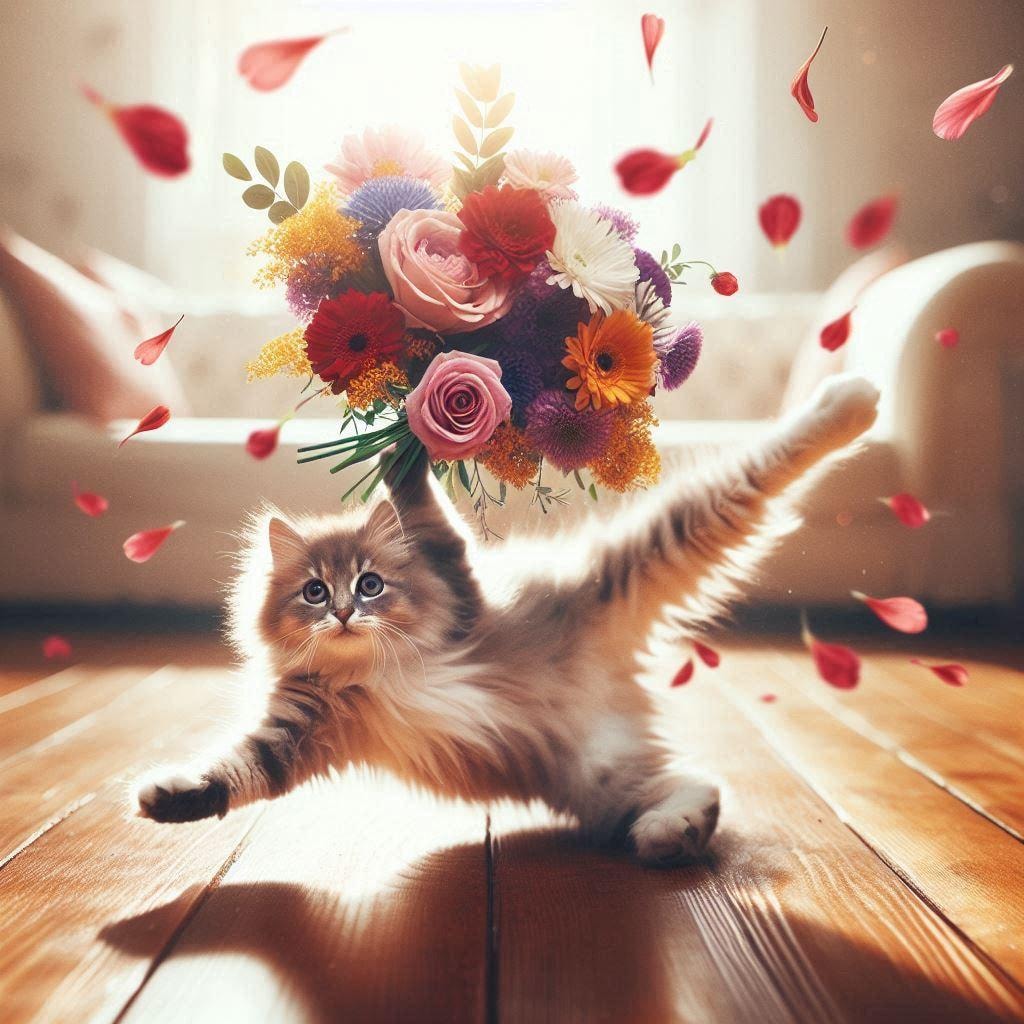 母の日の猫