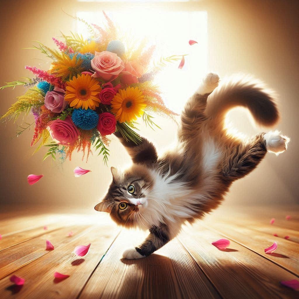母の日の猫
