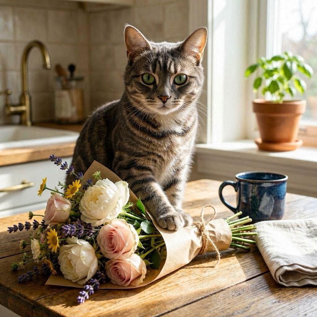 母の日の猫