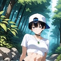 【今日の腹筋】きらめく水辺で 2枚目
