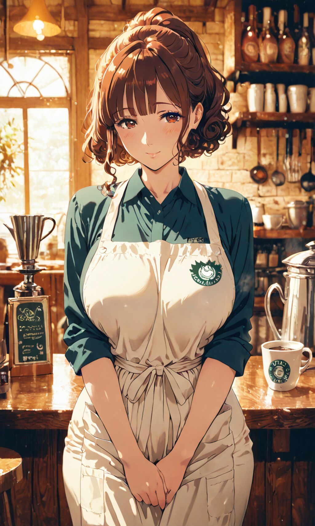 喫茶店のお姉さん