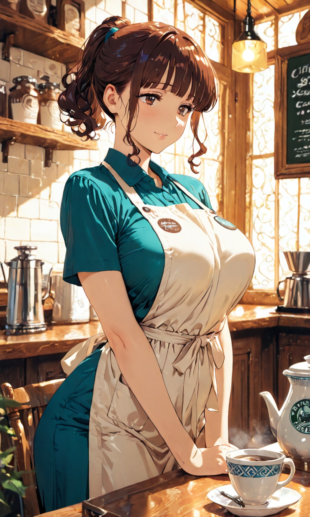 喫茶店のお姉さん