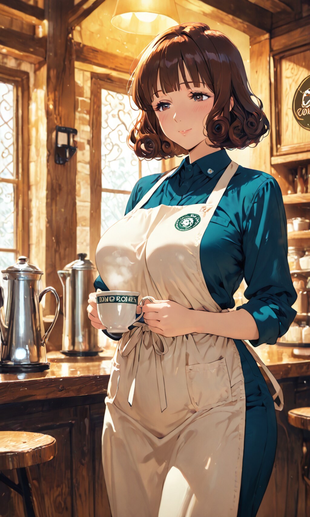 喫茶店のお姉さん