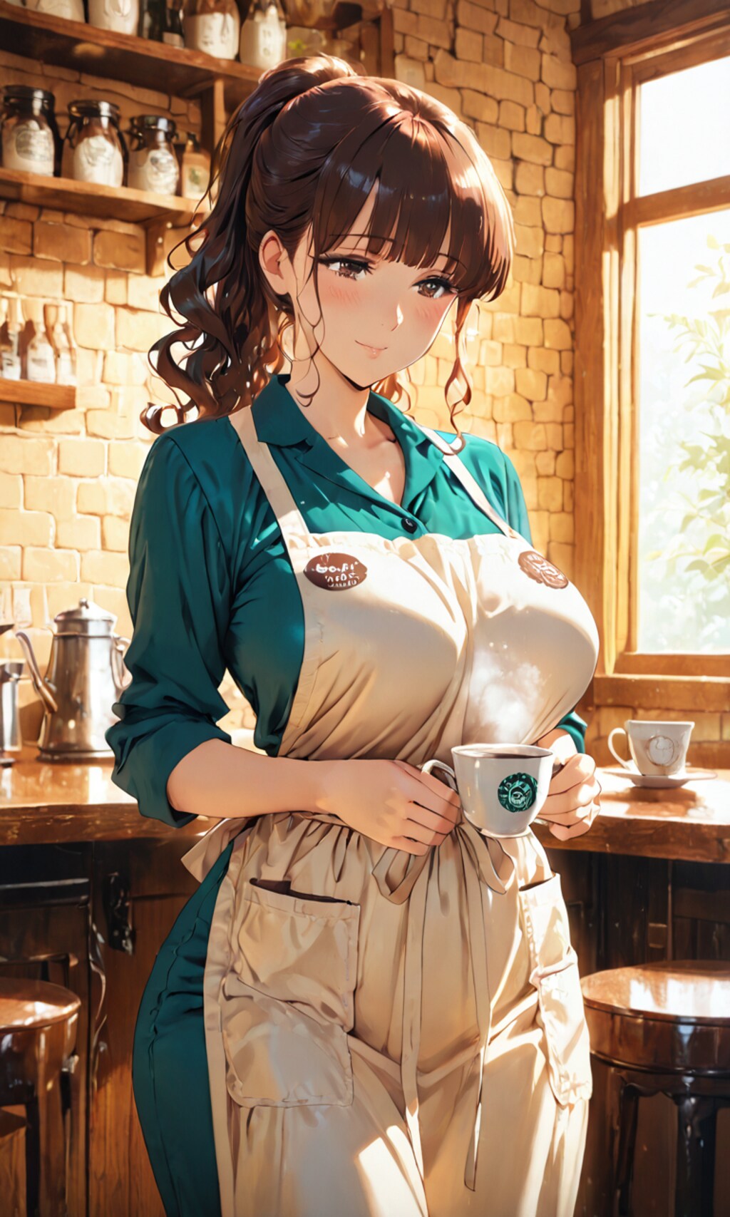 喫茶店のお姉さん