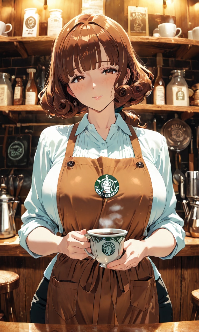 喫茶店のお姉さん | の人気AIイラスト・グラビア