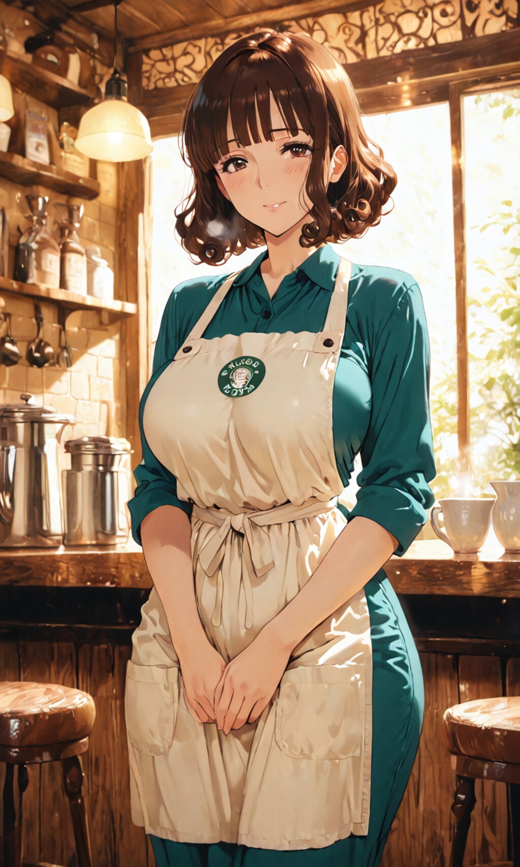 喫茶店のお姉さん