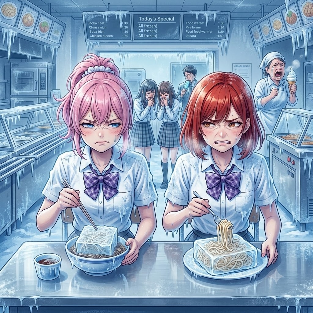 氷立高校の学食