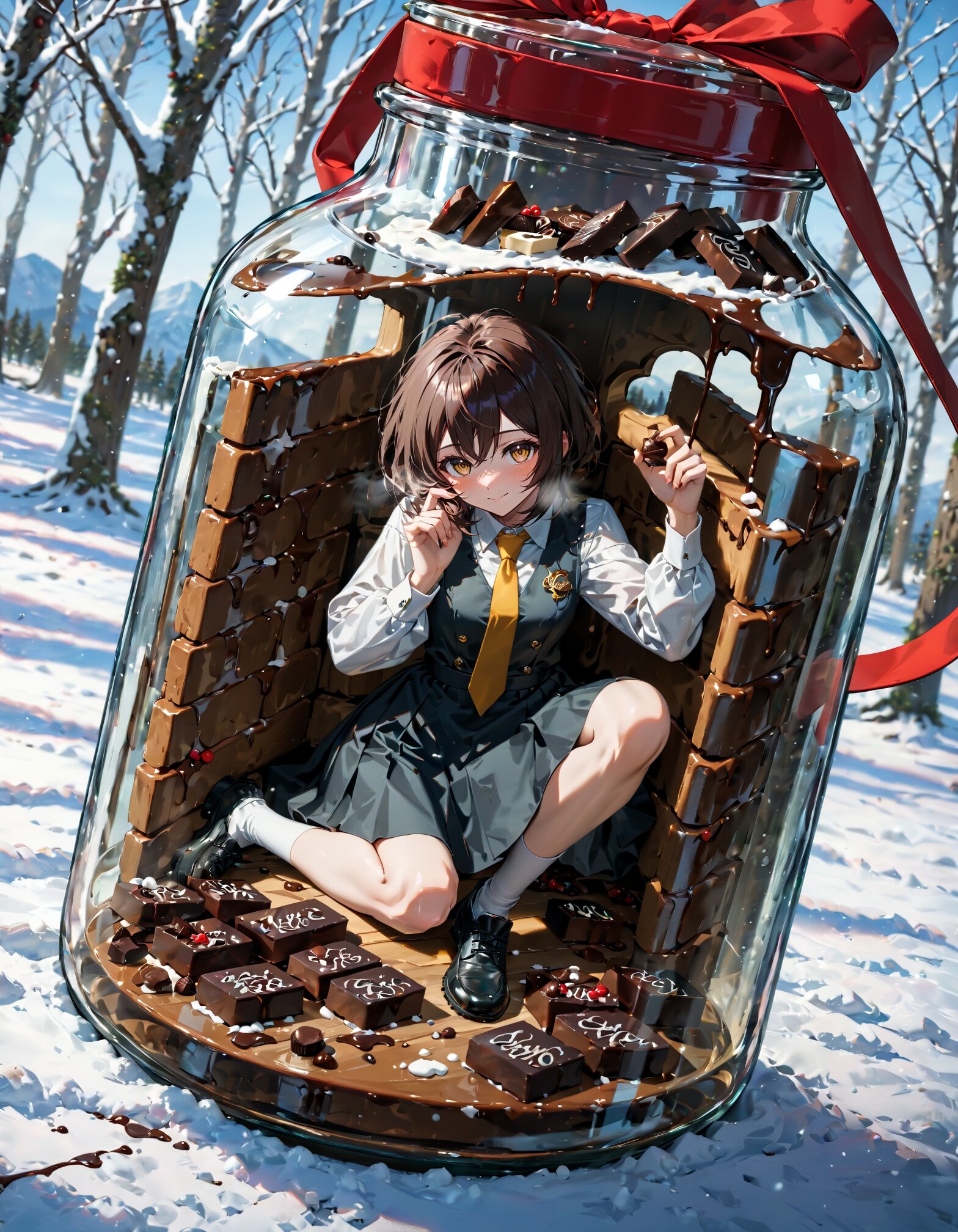 今日は何の日？　バレンタインデー。ネクタイの日 | の人気AIイラスト・グラビア