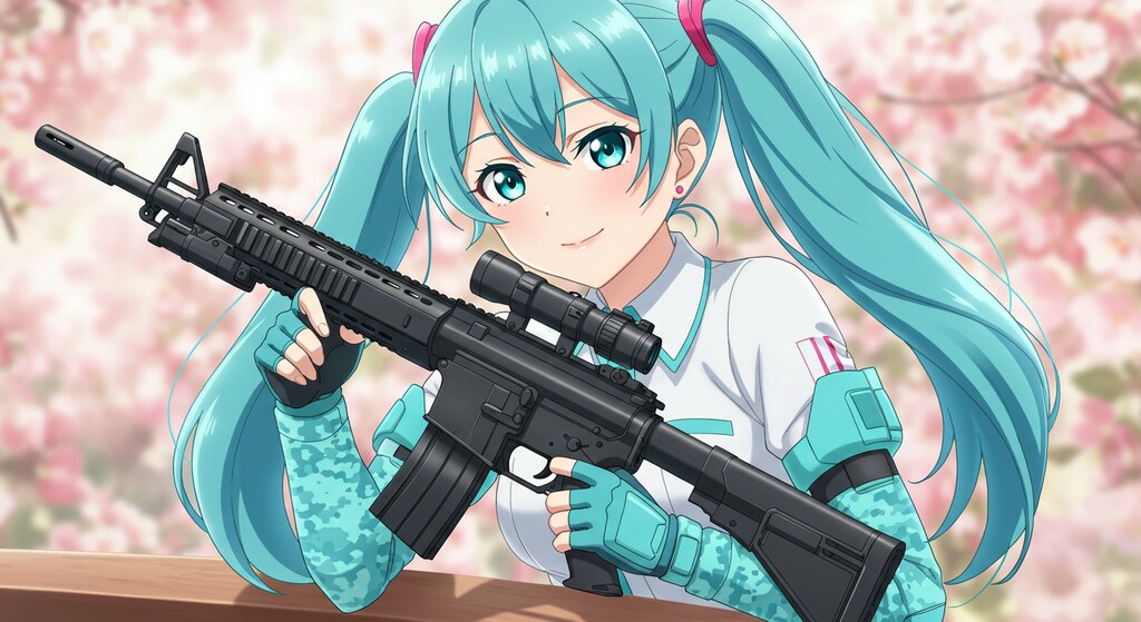 初音ミクと機関銃　　リメイク版