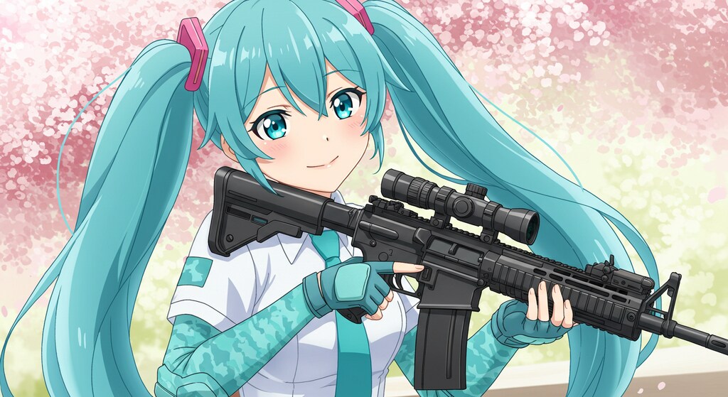 初音ミクと機関銃　　リメイク版