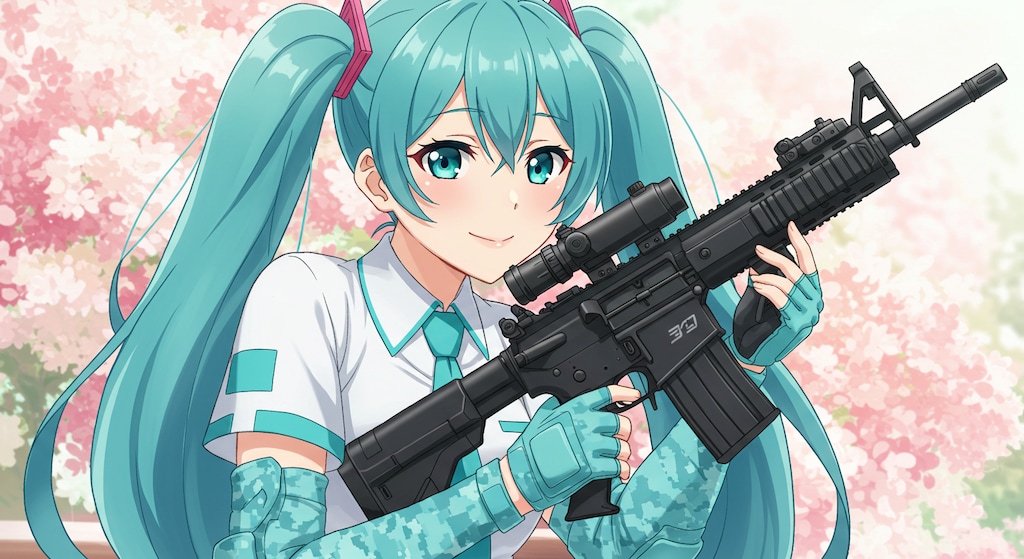 初音ミクと機関銃　　リメイク版