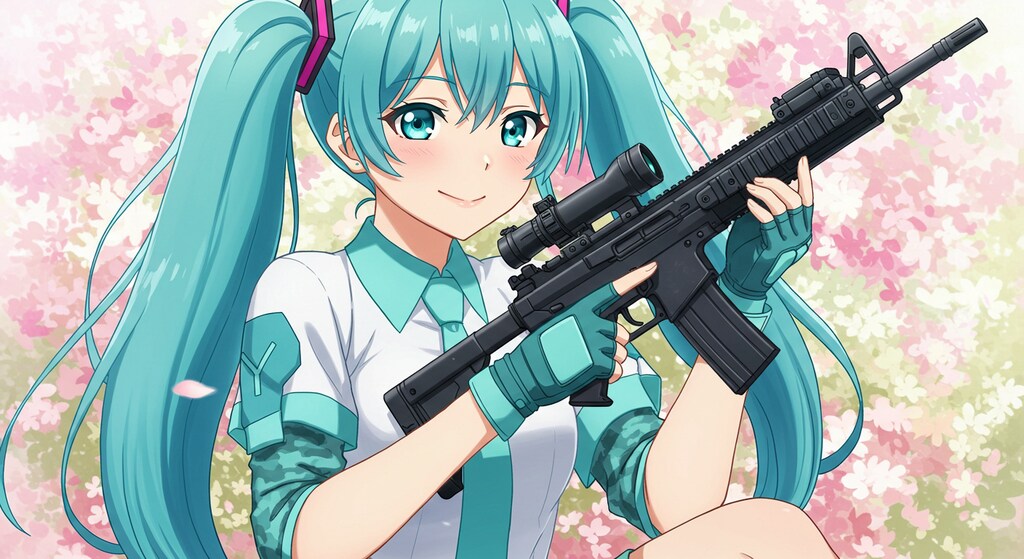 初音ミクと機関銃　　リメイク版