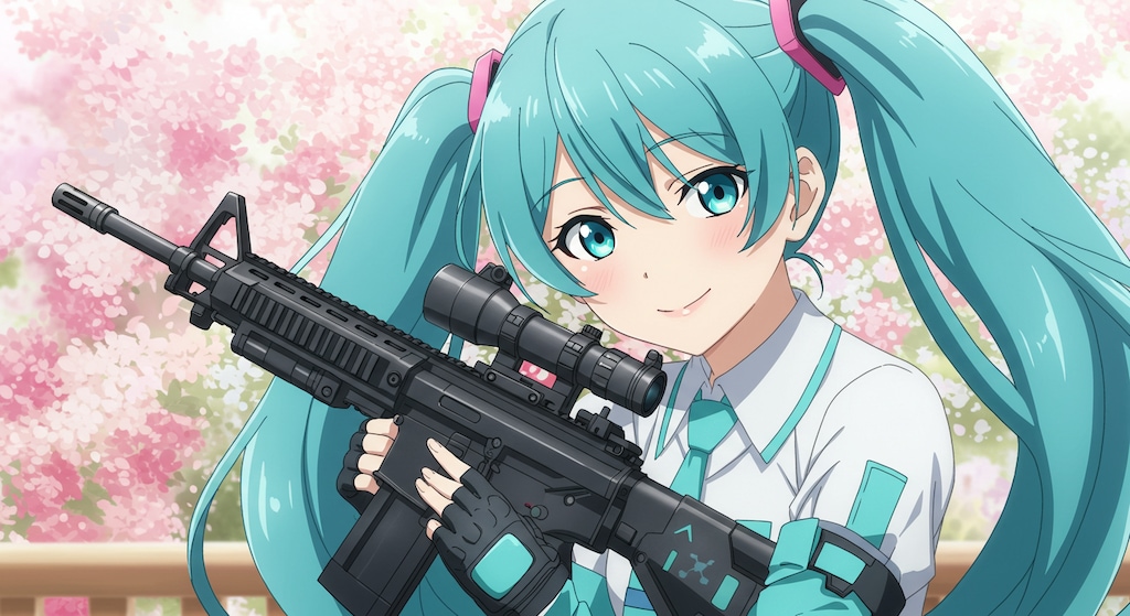 初音ミクと機関銃　　リメイク版