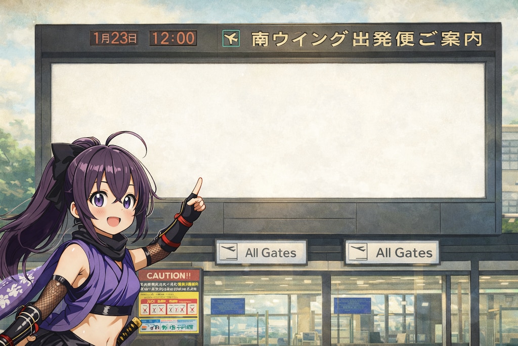 [試験問題]空港見学編