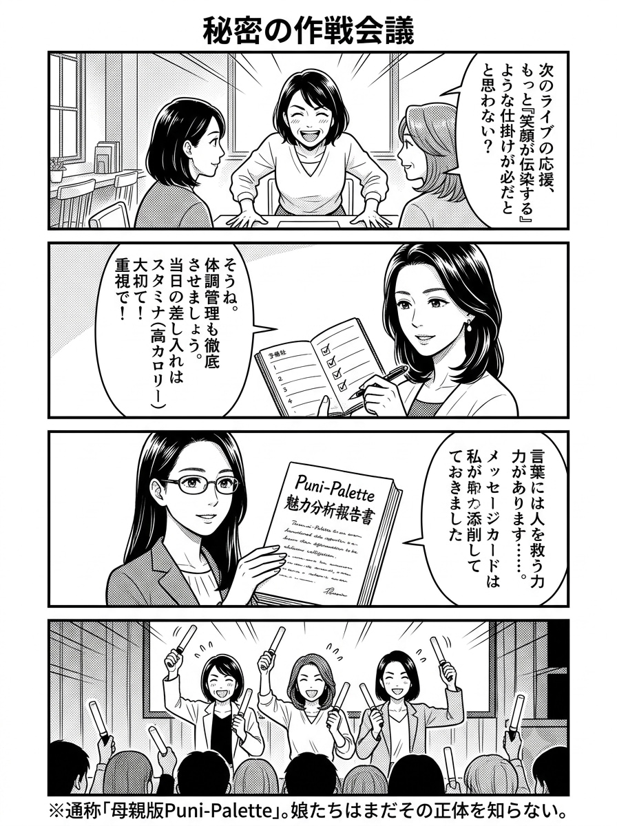 マンガなPuni-Paletteの３人の母親