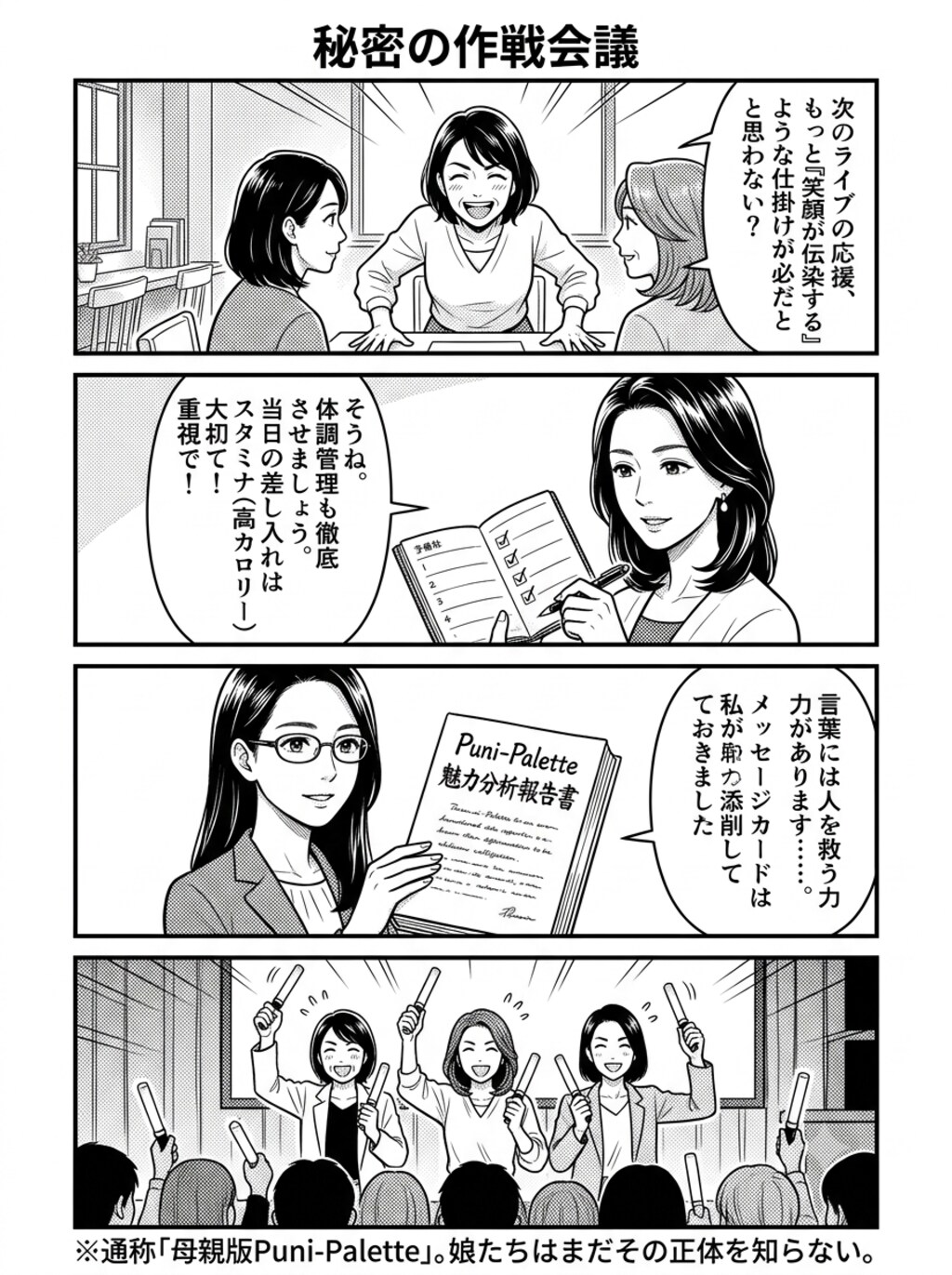 マンガなPuni-Paletteの３人の母親