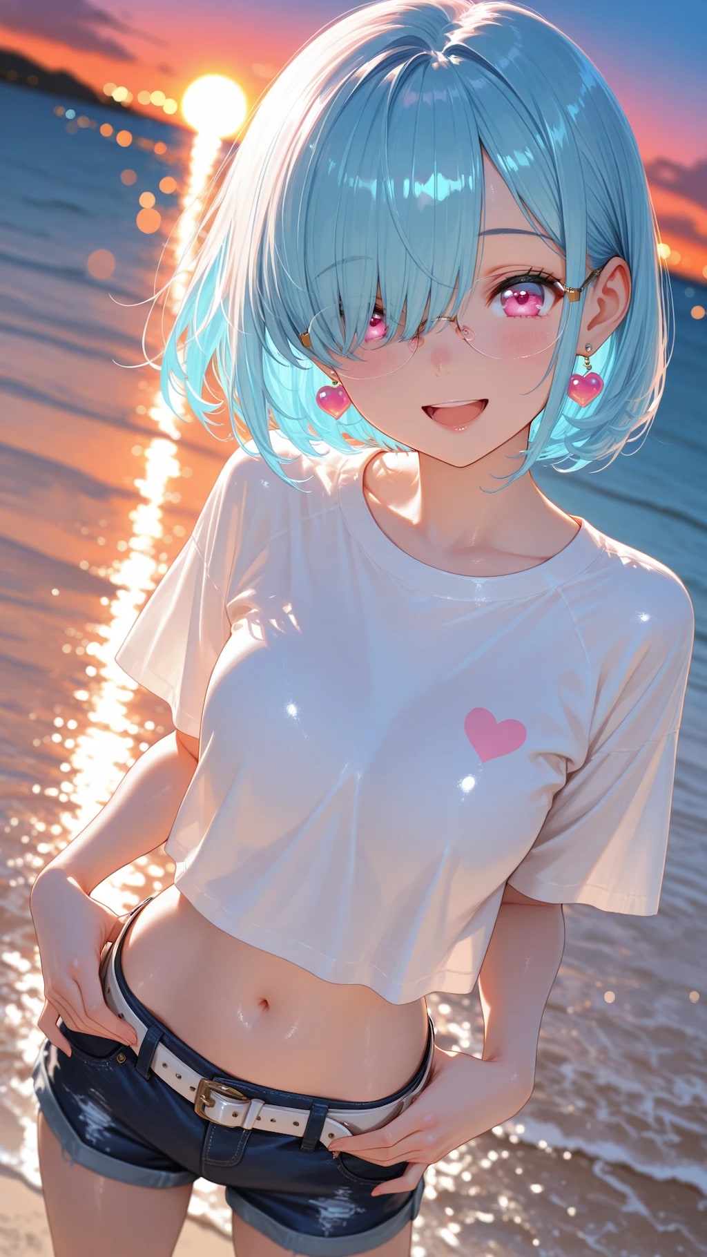 デニムショーツ