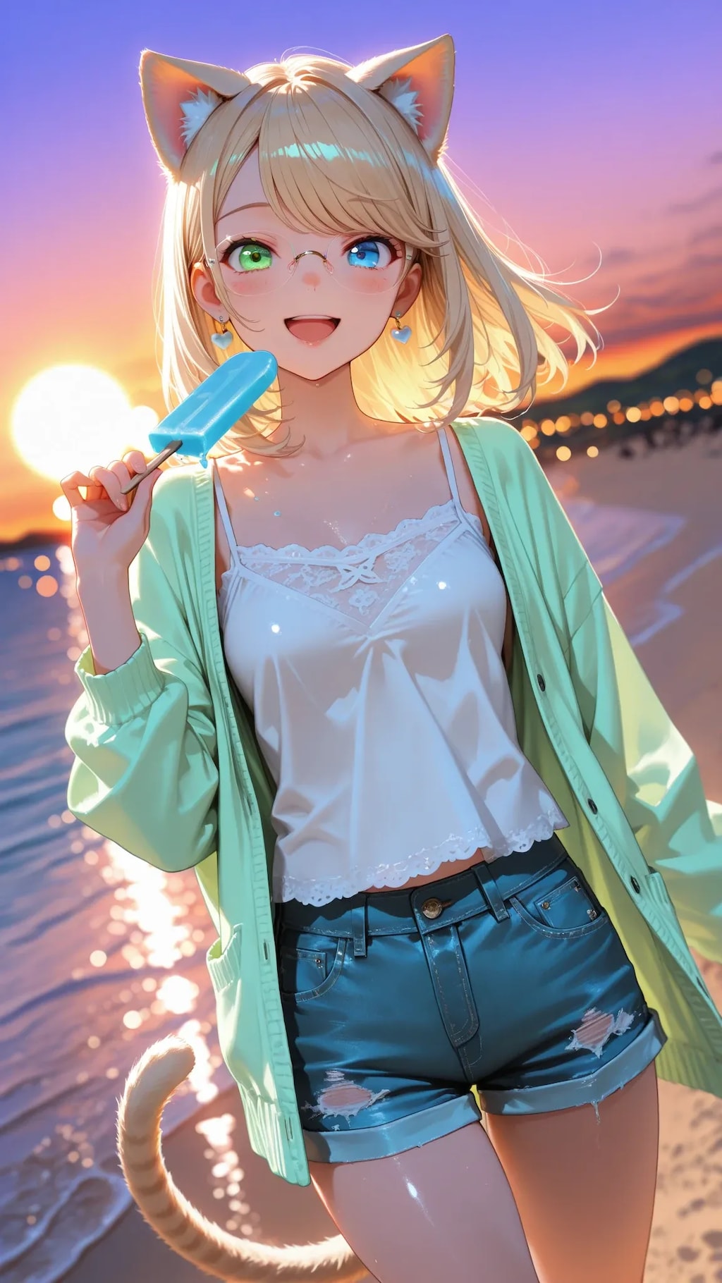 デニムショーツ
