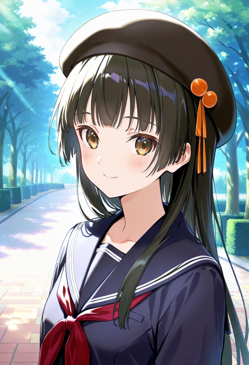 ベレー帽の娘 | の人気AIイラスト・グラビア